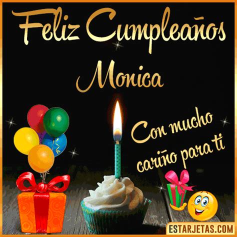 feliz cumpleaños monica gif|Feliz cumpleaños Monica 50 imágenes y GIFs de Happy BirthDay.